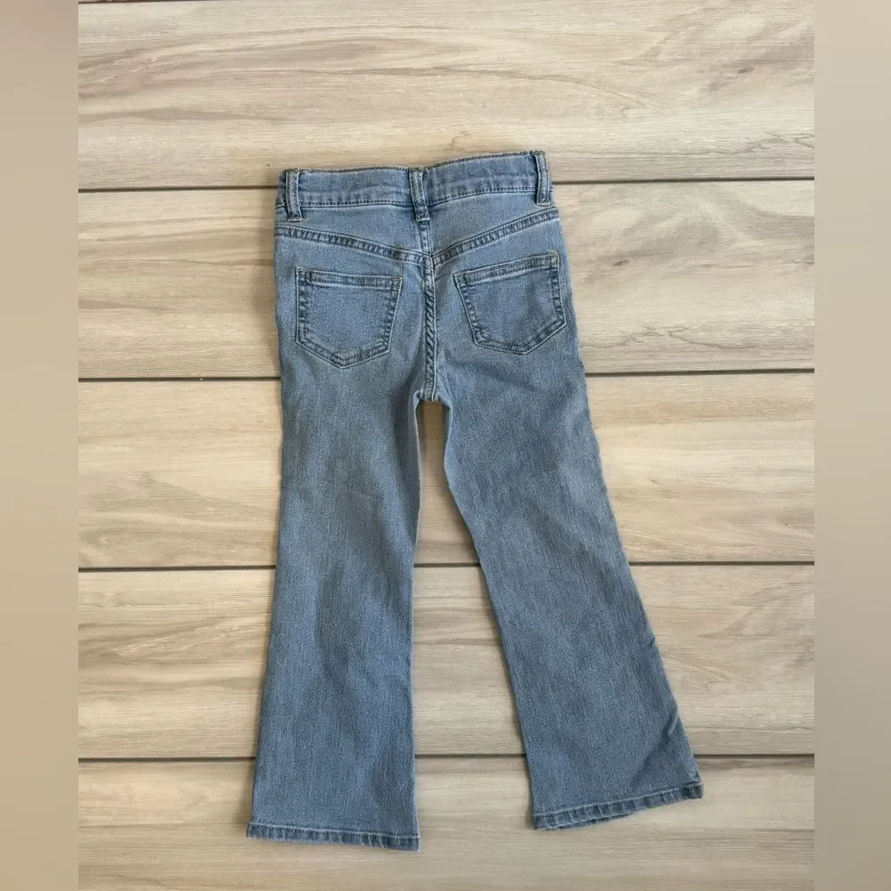 Social Academy Corinne Pull On Baby Flare Jeans Blue Size 5 NWT STITCH FIX